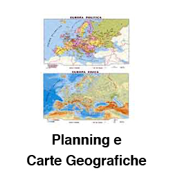 planning e accessori, carte geografiche magnetiche e non